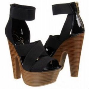 Jessica Simpson “Tookie” Platform Strappy Heels